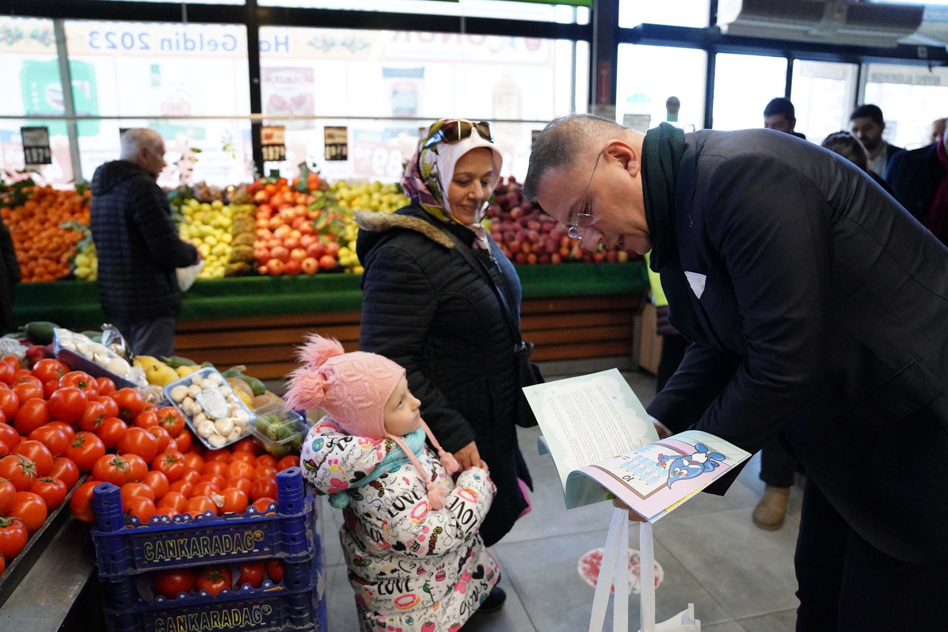 BAŞKAN ÇALIK’TAN ESNAF ZİYARETİ